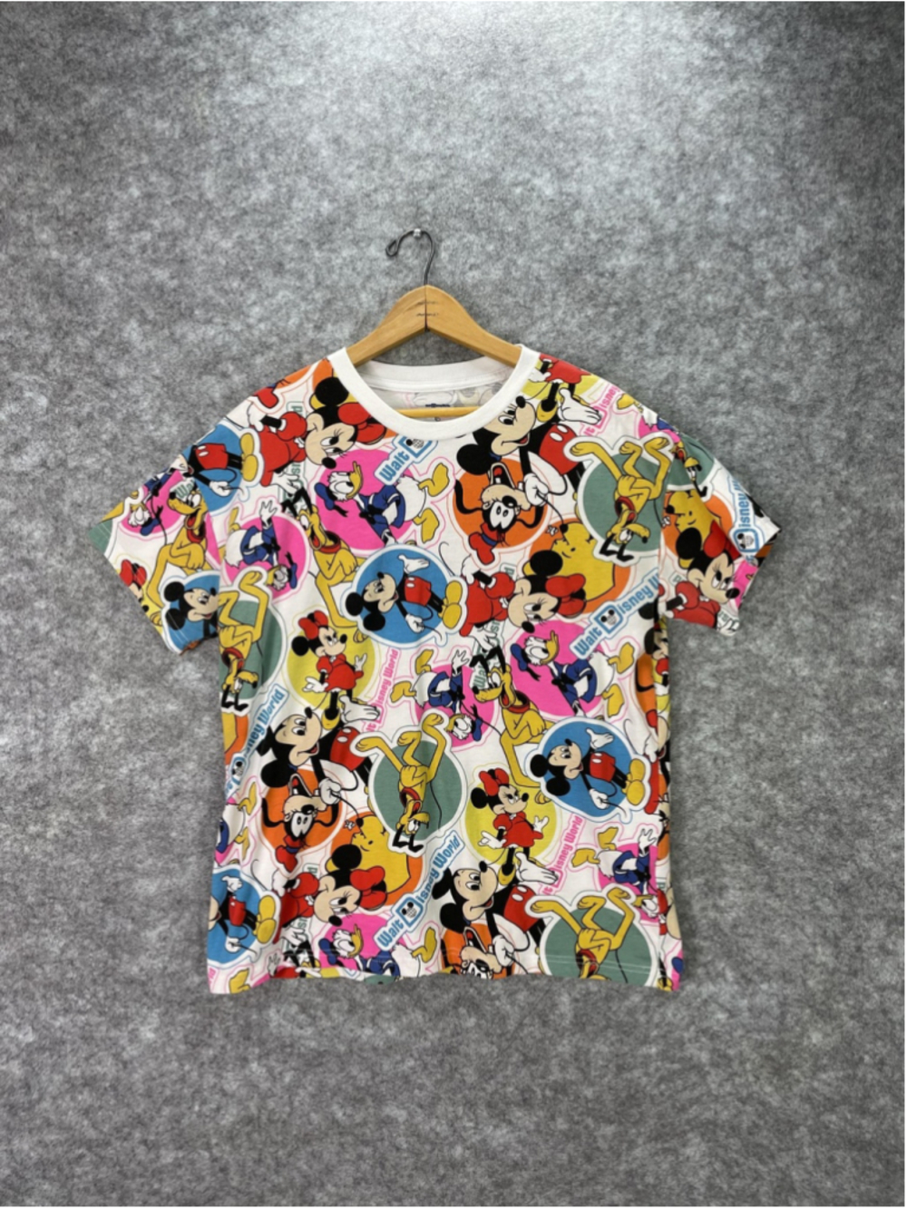 Disney Shirt Mens Small Multicolor Vault 50 Mickey Friends Graphic Tee